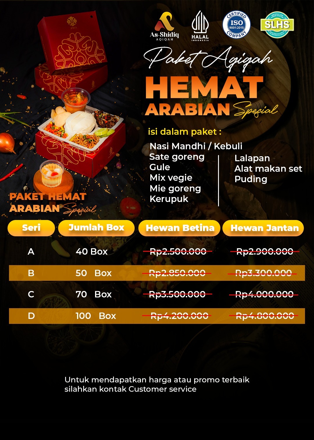Paket As Shidiq Aqiqah