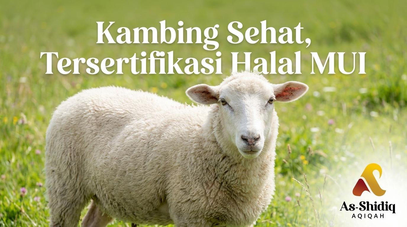 Kambing aqiqah sehat bersertifikat halal MUI