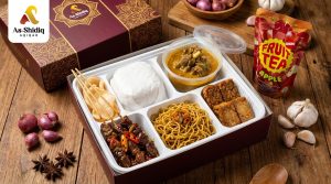 Paket aqiqah nasi box bento mewah higienis bersertifikasi Halal MUI dan ISO 22000 dari As Shidiq Aqiqah